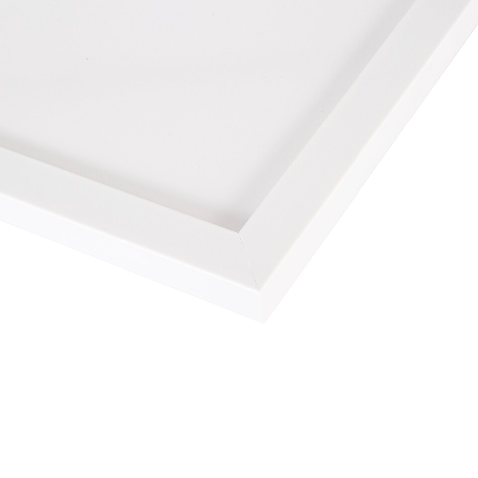image 1 of Modern and Chic Mat White Wood Effect A4 Certificate Frame for Wall or Table | White | M