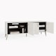 image 5 of Frank Olsen Ava 1500 TV Cabinet | White | White | 2