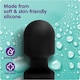 image 3 of Intimate Vibrating Wand Massager - 7 Speeds, 20 Sensation Modes, Pink