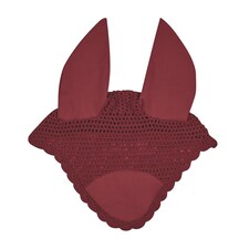 Weatherbeeta Prime Ear Bonnet - Maroon - Full