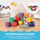 image 4 of HOMCOM 12 Piece Soft Play Blocks Soft Foam Toy Building Stacking Block for Kids