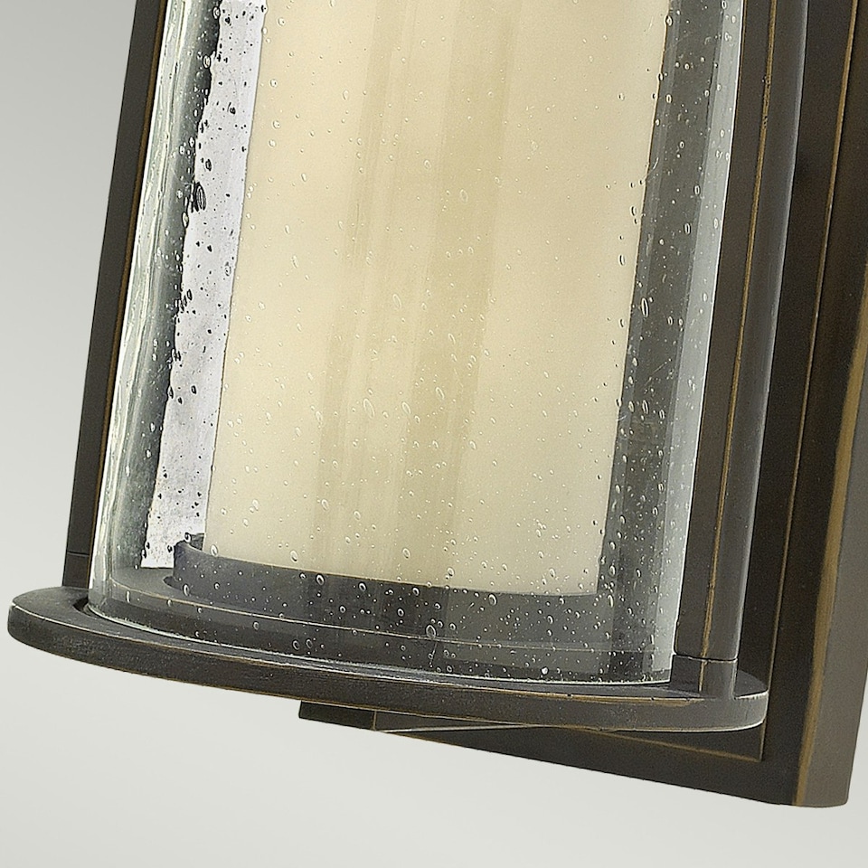image 1 of Quincy 1 Light Outdoor Small Wall Lantern Light Oil Rubbed Bronze IP44, E27