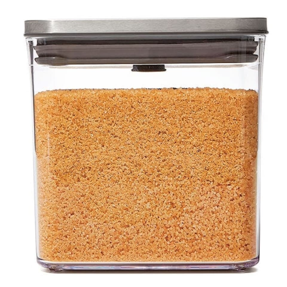 image 1 of OXO Good Grips Steel POP Big Square Short 2.6L Storage Container