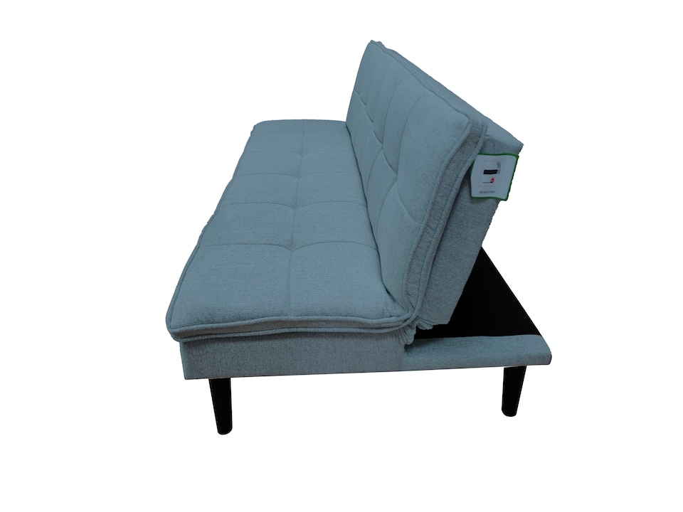 image 1 of The Fermo 2 Seater Sofa Bed in Grey, Silver or Navy | Grey | One Size