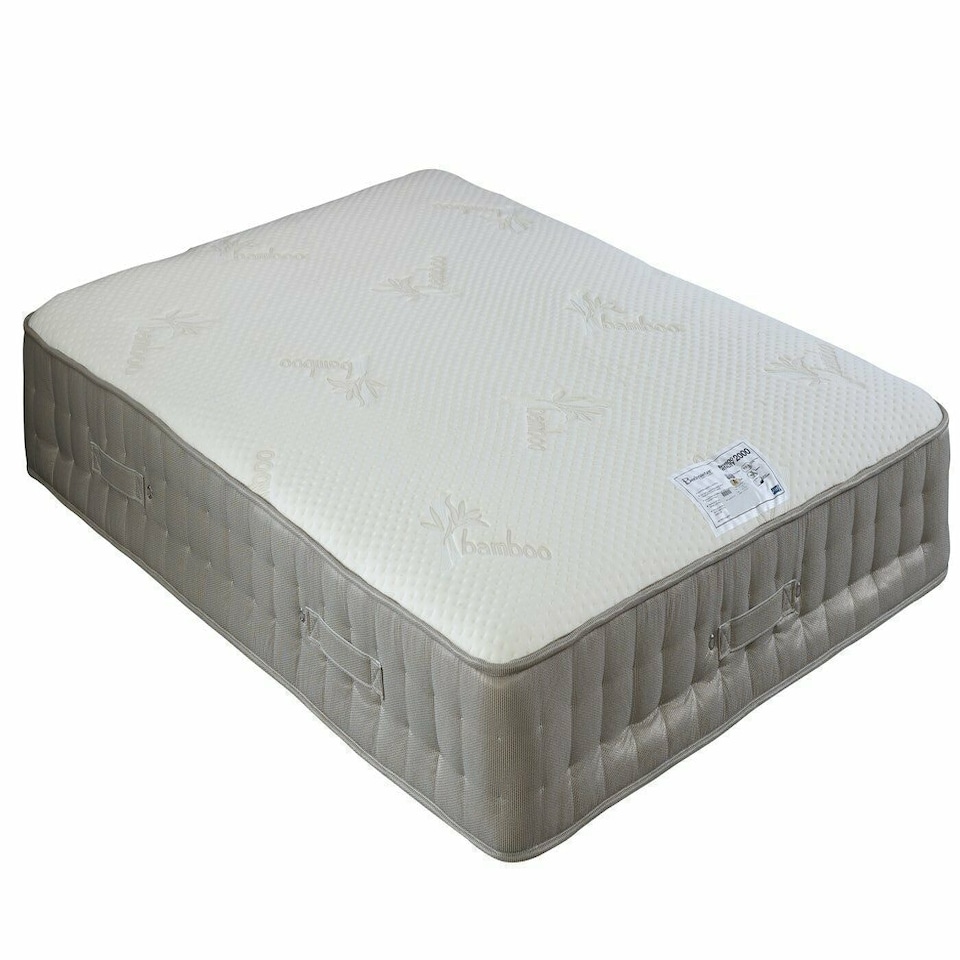 image 1 of Bamboo Vitality 2000 Pocket Sprung Memory Foam Mattress Small Single