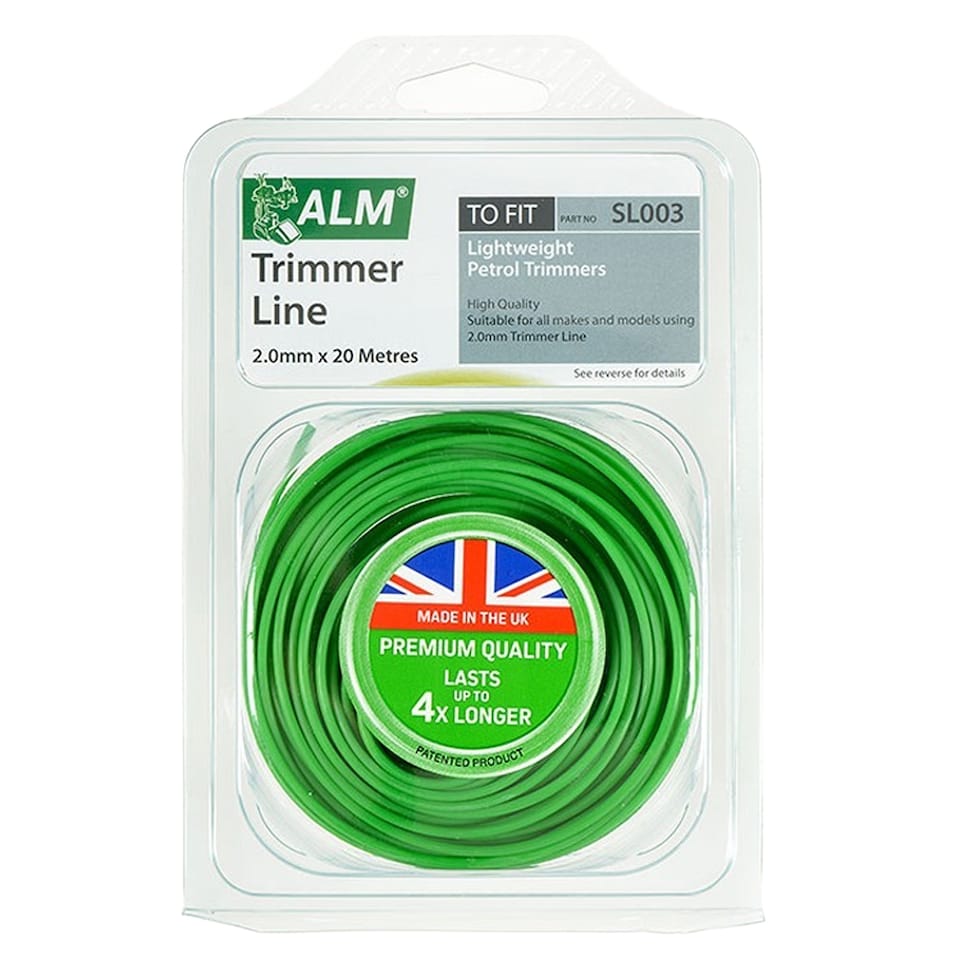 ALM Trimmer Line For Lightweight Duty Petrol Trimmer 20m x 2.0mm | Multi | One Colour | One Size | 1