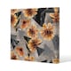 image 1 of Geometric floral shapes (Canvas Print) 46 x 46 x 4cm