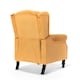 image 7 of Velvet Gold Marianna Manual Recliner Wingback Chair