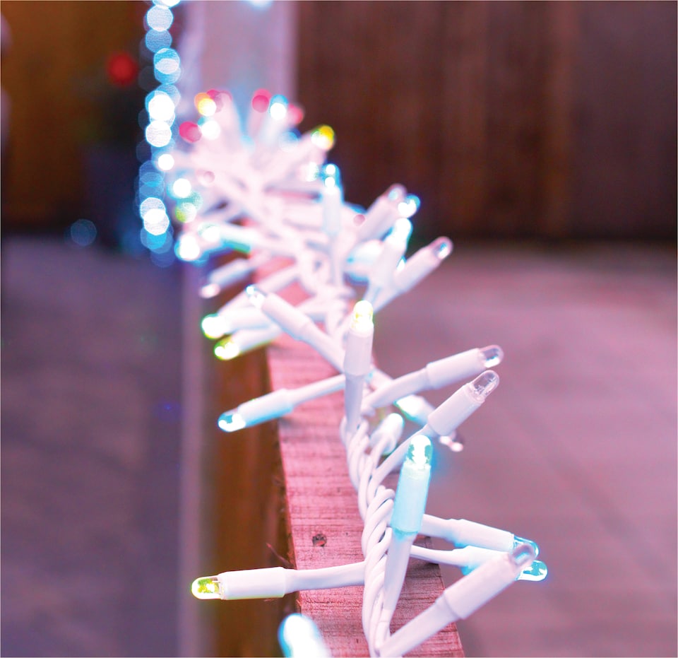 image 1 of Cluster Lights White Rubber IP65 RGB 5M