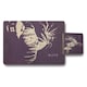 image 1 of Set Of 12 Placemats And Coasters 11x8 And 3.7In Designer Artwork Wood Bottom
