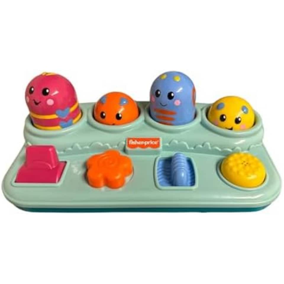 image 1 of Fisher Price Brilliant Basics Boppin Activity Bugs Toy