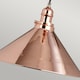 image 4 of Provence 1 Light Rise & Fall Dome Ceiling Pendant Polished Copper, E27