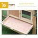 image 5 of PawHut Rabbit Hutch, Guinea Pig Hutch Outdoor Wooden 2 Storey Bunny House