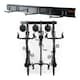 image 1 of VonHaus Set of 3 Helmet and Bike Wall Mounts for Garage