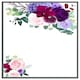 image 1 of Pink & purple roses (Picture Frame) Grey | XL