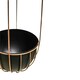 image 4 of Indoor Tall Kensington Hanging Planter Bronze