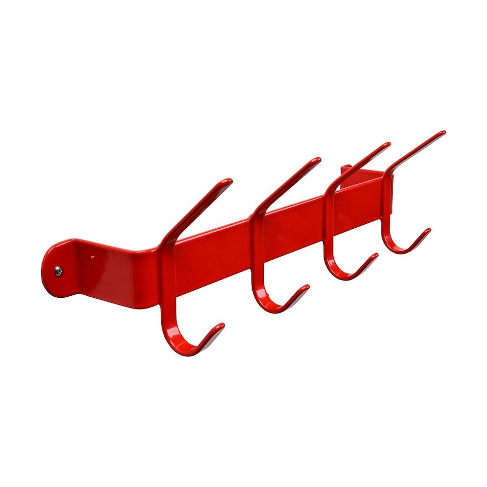 Stubbs Shelfie Plain Coat Hook - Red - One Size