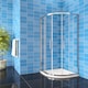 image 3 of Aica Bathrooms 1000x1000x1850mm Quadrant Shower Enclosure Walk In Corner Cubicle Glass Screen Door | Chrome