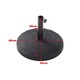 image 4 of Living and Home Resin Umbrella Base Heavy Duty Outdoor Parasol Stand | Black | One Size