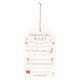 image 1 of Something Different Christmas Rules Hanging Sign - Multicoloured - One Size