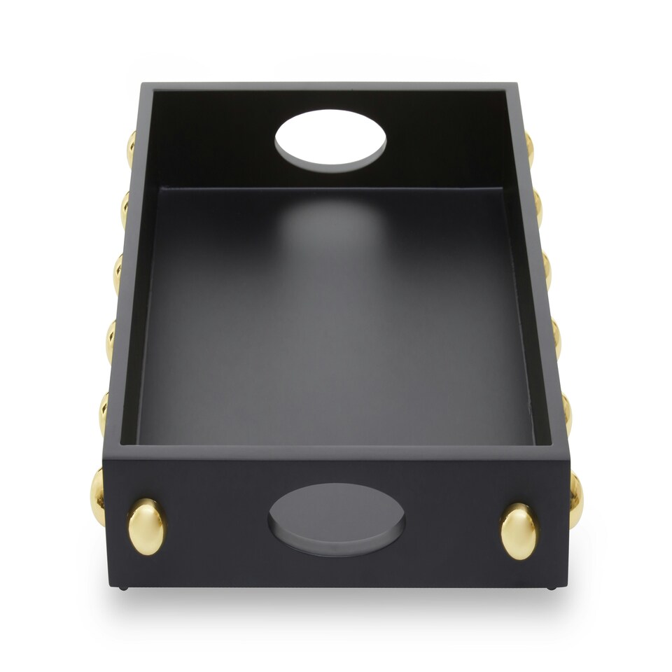 image 1 of Interiors by Premier Frida Black Tray Black