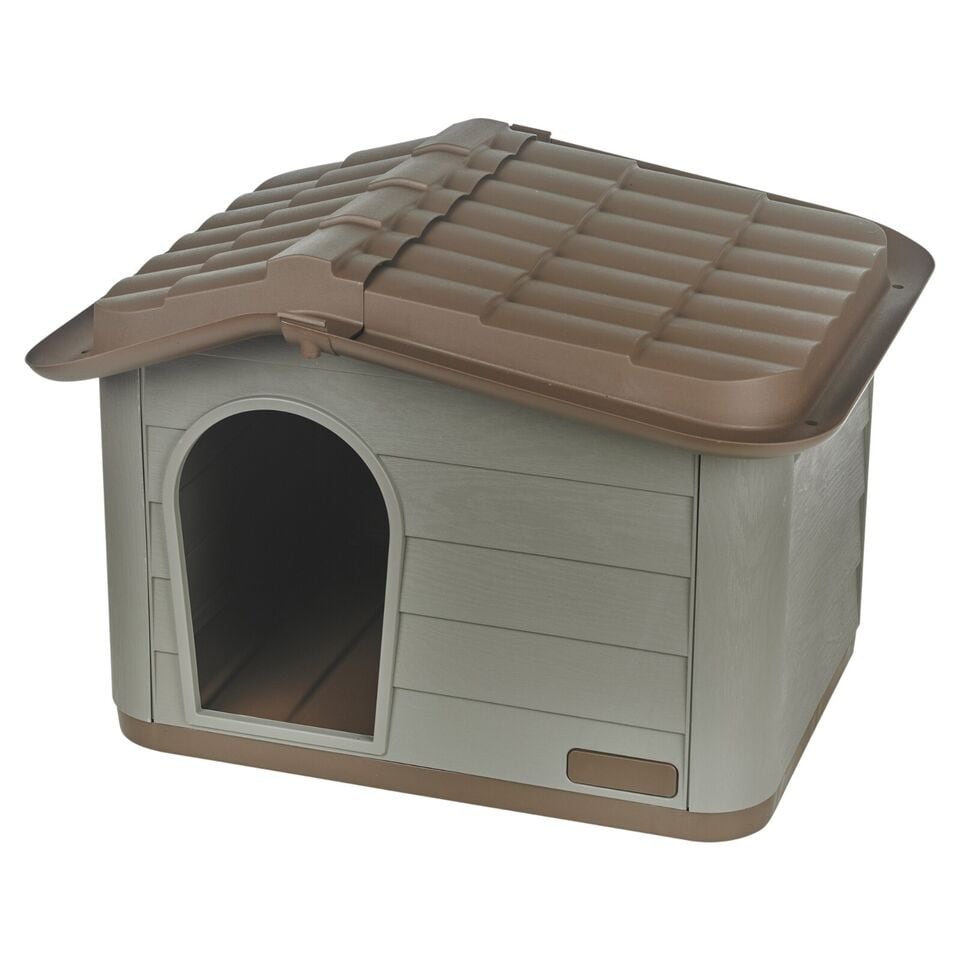 image 1 of Plastic Dog House | Grey | L | 1