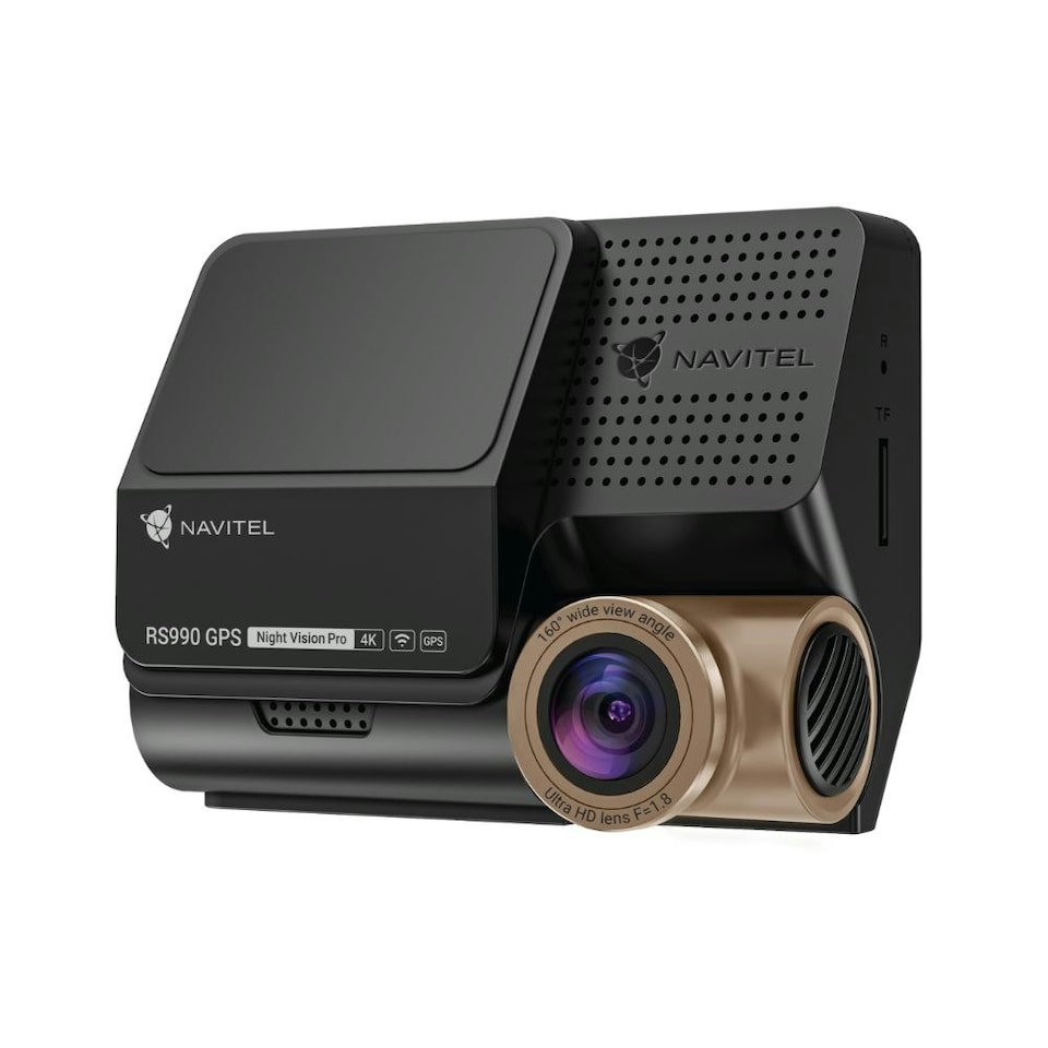 image 1 of Navitel RS990 GPS 4K Dual Dash Cam with GPS & Wi-Fi