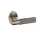 image 3 of Golden Grace Straight T-Bar Knurled Euro Lock Door Handle Set in Antique Brass with 70mm Key and Deadbolt Bronze