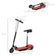 image 5 of HOMCOM Folding Ride on Powered Scooter for Age 4-14 Years, Red