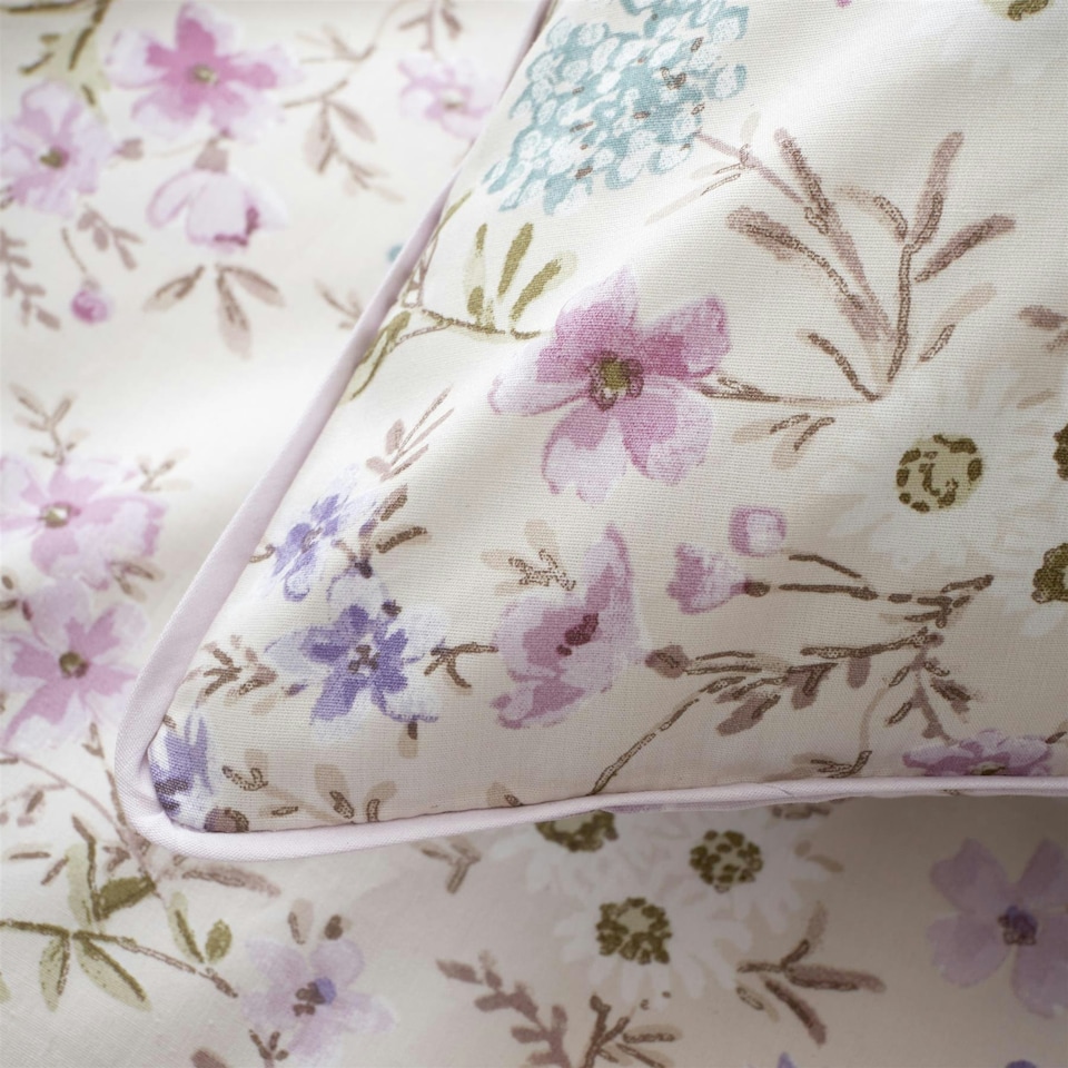 image 1 of Bianca Ditsy Floral Lilac Duvet Cover Set Multi | King