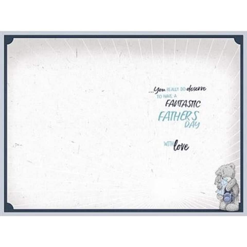 image 1 of For the Best Dad Ever Tatty Teddy Bear Father's Day Card