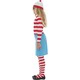 image 4 of Wheres Wally? Girls Wenda Costume Set - White/Red/Blue - 7-9 Years 7