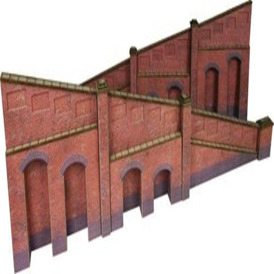 Metcalfe Brick Tapered Retaining Wall Card Kit