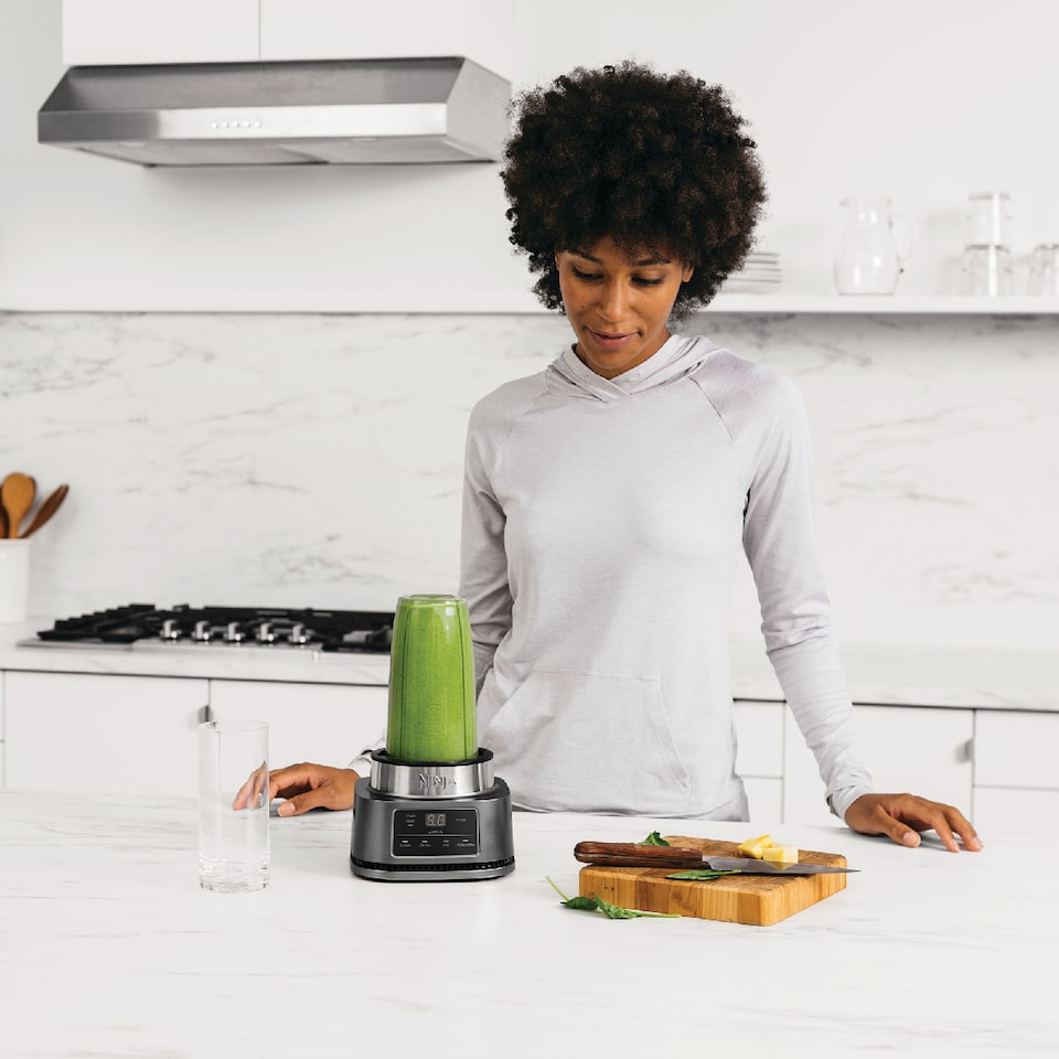 image 1 of Ninja Foodi Power Nutri Blender 2-in-1 CB100UK | Silver | Silver | 1