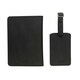 image 3 of Swiss Peak Recycled PU Travel Set - Black - One Size Black
