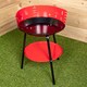 image 5 of 14 inch Round Garden Barbecue. BBQ with Wind Shield & Shelf