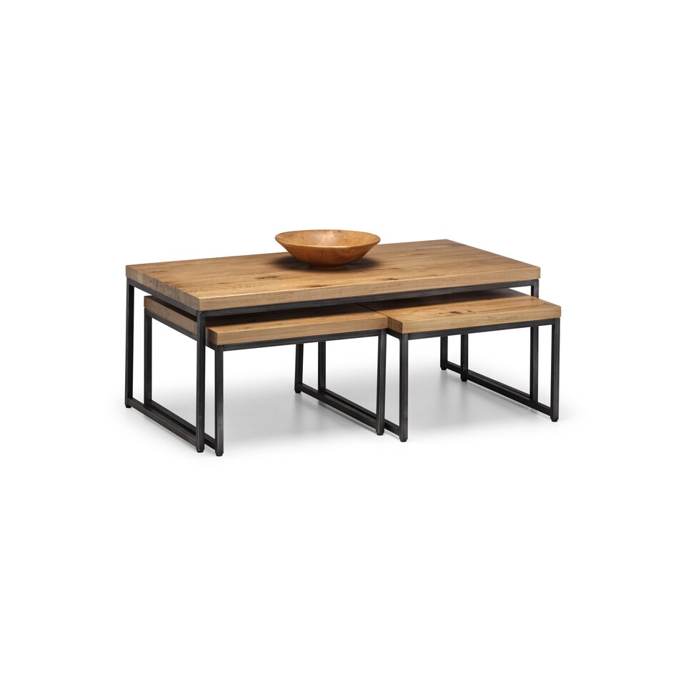 image 1 of Brooklyn Nesting Coffee Tables - Oak
