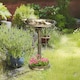 image 2 of Outsunny 72cm Tall Bird Bath with Bird Decoration for Garden, Bronze Tone