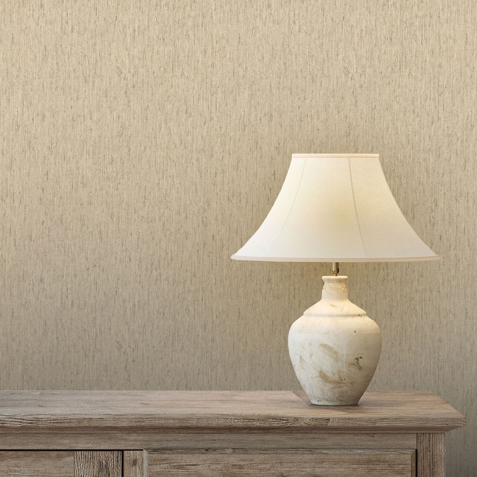 image 1 of Rasch Boho Plain Vinyl Textured Wallpaper | Cream | Oatmeal | 1