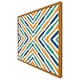 image 4 of Ethnic geometric figures (Picutre Frame) Brown | XL
