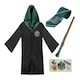 image 1 of Harry Potter Costume - 4Pcs - Slytherin Cloak, Tie, Tattoos & Wand | Multi | M