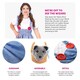 image 2 of Kansas Girl Costume - Hair Ties & Basket with Dog Blue | M