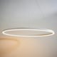 image 2 of Staten Single Pendant Light Matt White Paint, White Silicone