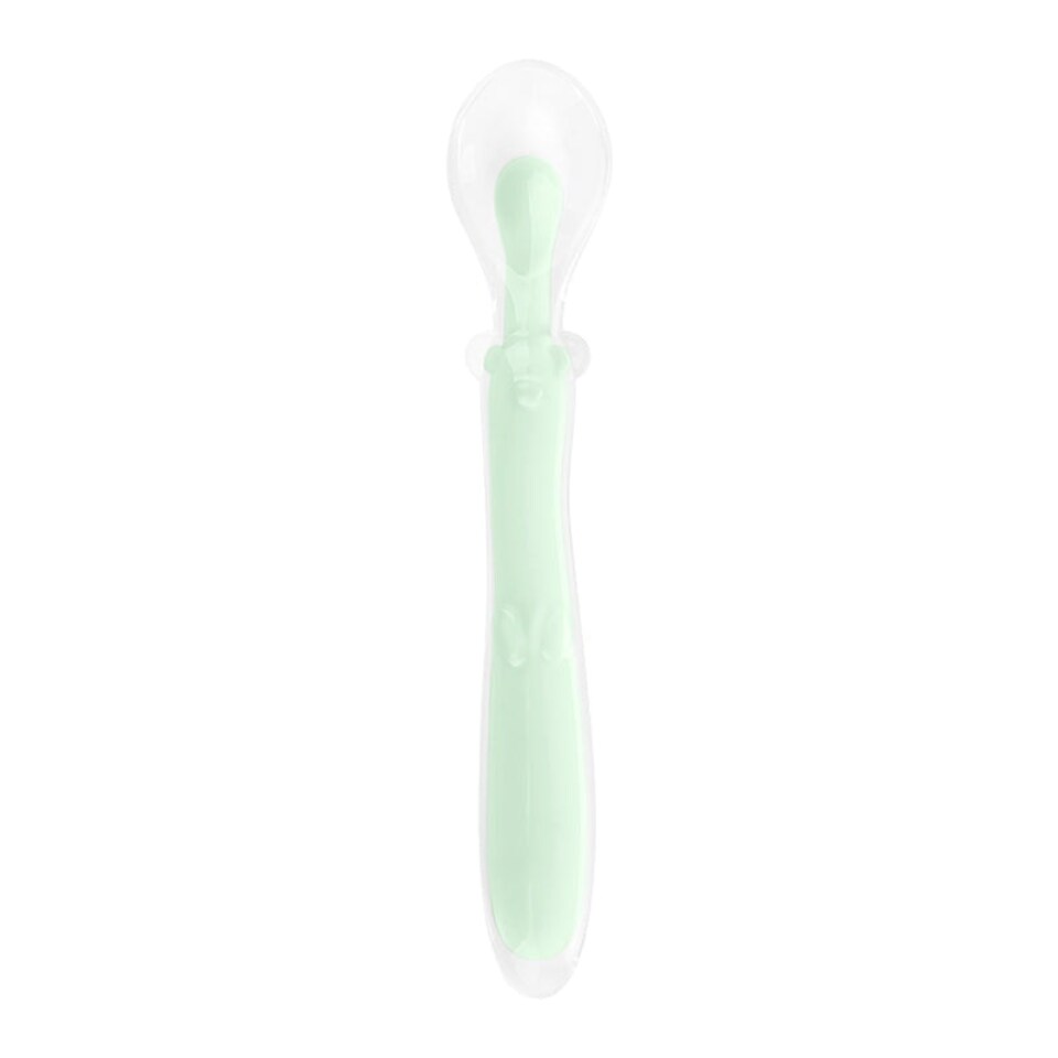 image 1 of Kikka Boo Flexible Training Spoon Mint
