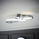 image 1 of ValueLights Infinity Chrome Swirl Integrated LED Ceiling Light