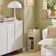 image 9 of SoBuy FBT111-Nx2,Set of 2 Slim Bedside Table Nightstand with Drawer and Shelf