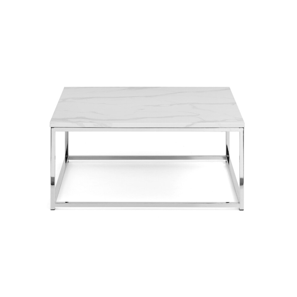 image 1 of Scala White Marble Top Coffee Table