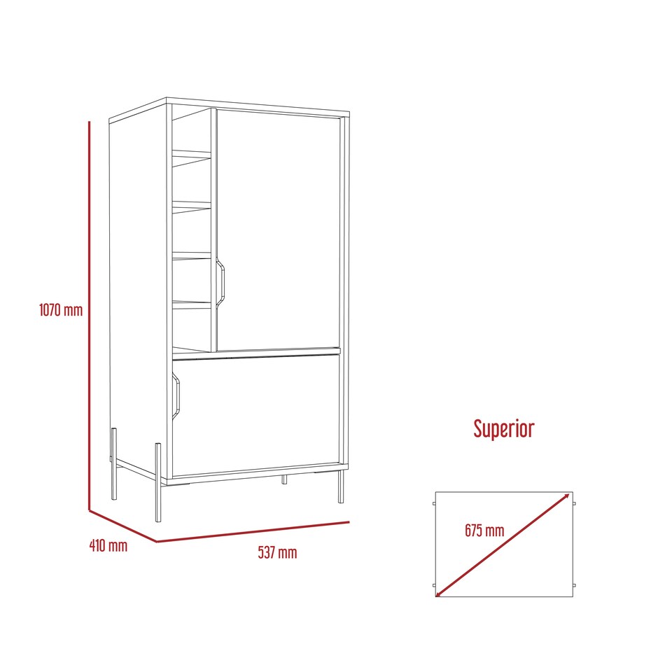image 1 of Dallas, Drinks & Storage Bar