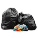 image 1 of 50 Black Large 80L Refuse Sacks 140 Gauge Garbage Bin Liners For Indoor & Outdoor Use