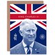 image 1 of King Charles Iii Reigning Union Flag Blank Art Card